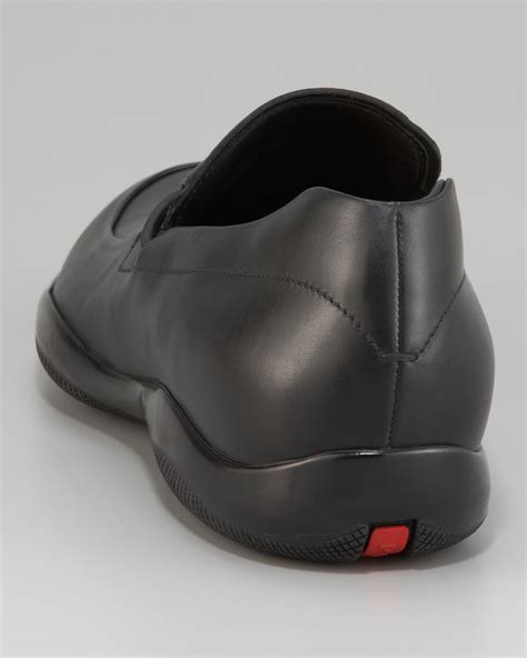 prada mens toggle loafer|Prada slip ons.